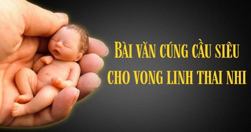 Văn khấn cầu siêu cho thai nhi tại nhà trong không gian trang nghiêm