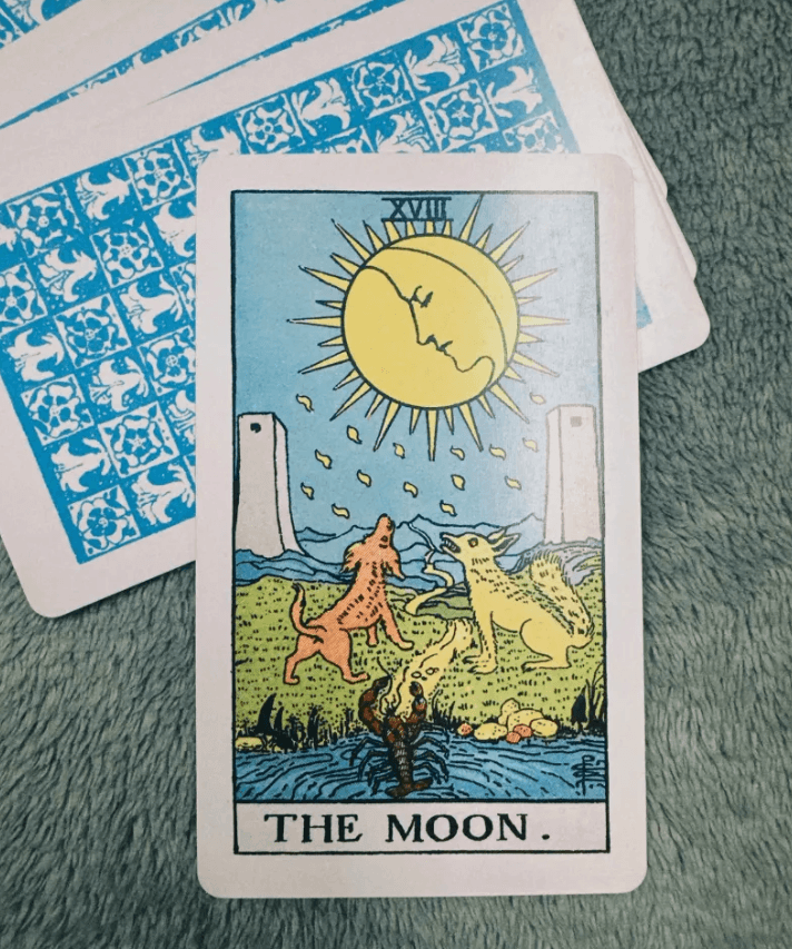 Ý nghĩa của những chi tiết trong lá bài The Moon Tarot