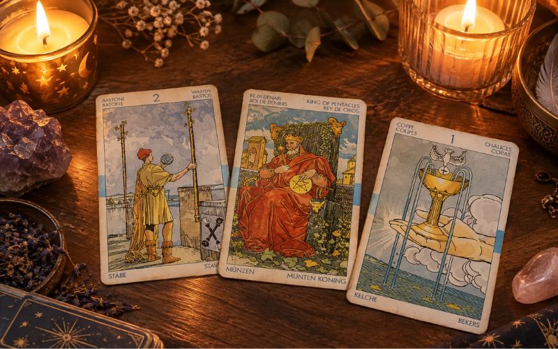 Các sơ đồ trải bài Tarot tình yêu