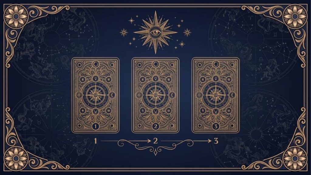 Cách trải bài Tarot 3 lá theo thứ tự quá khứ hiện tại tương lai